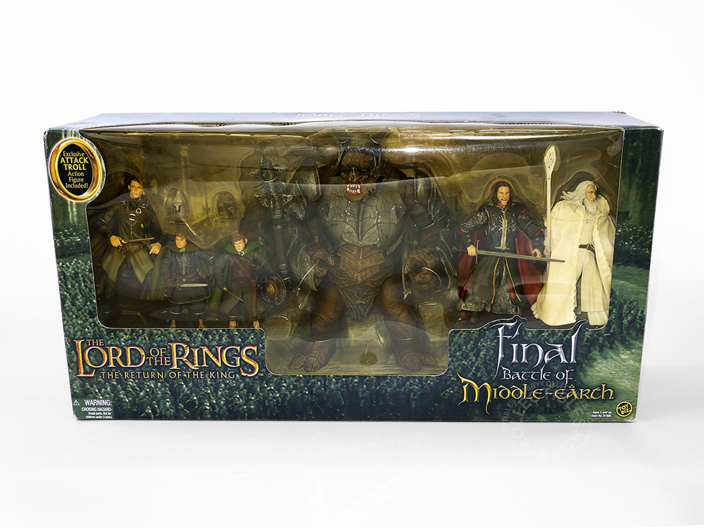 Toy Biz LOTR Lord of the Rings Final Battle of Middle Earth Deluxe Figures Very Dirty (SOLD-AS-IS Item)