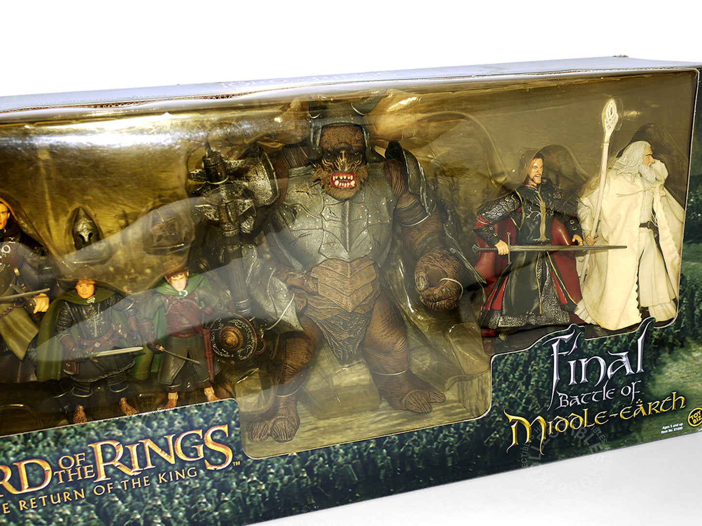 Toy Biz LOTR Lord of the Rings Final Battle of Middle Earth Deluxe Figures Very Dirty (SOLD-AS-IS Item)