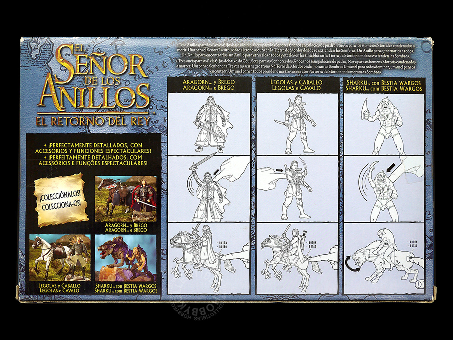 Toy Biz LOTR Lord of the Rings Legolas w/Horse & Rider Deluxe Action Figure Set (SOLD-AS-IS Item)