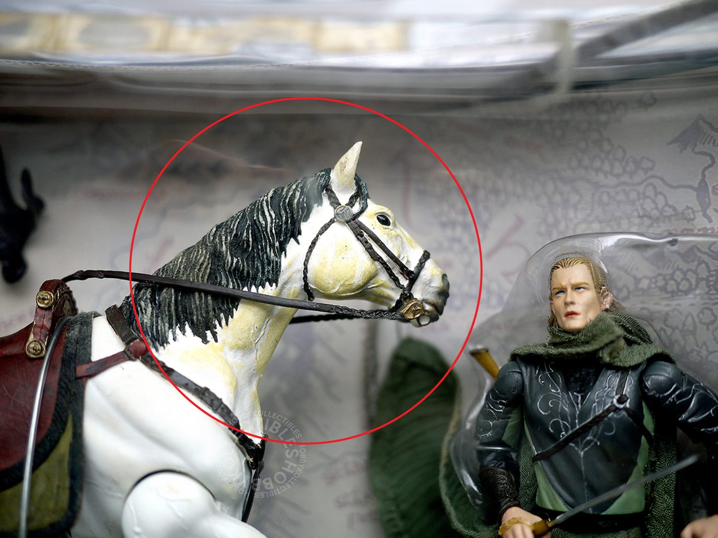 Toy Biz LOTR Lord of the Rings Legolas w/Horse & Rider Deluxe Action Figure Set (SOLD-AS-IS Item)