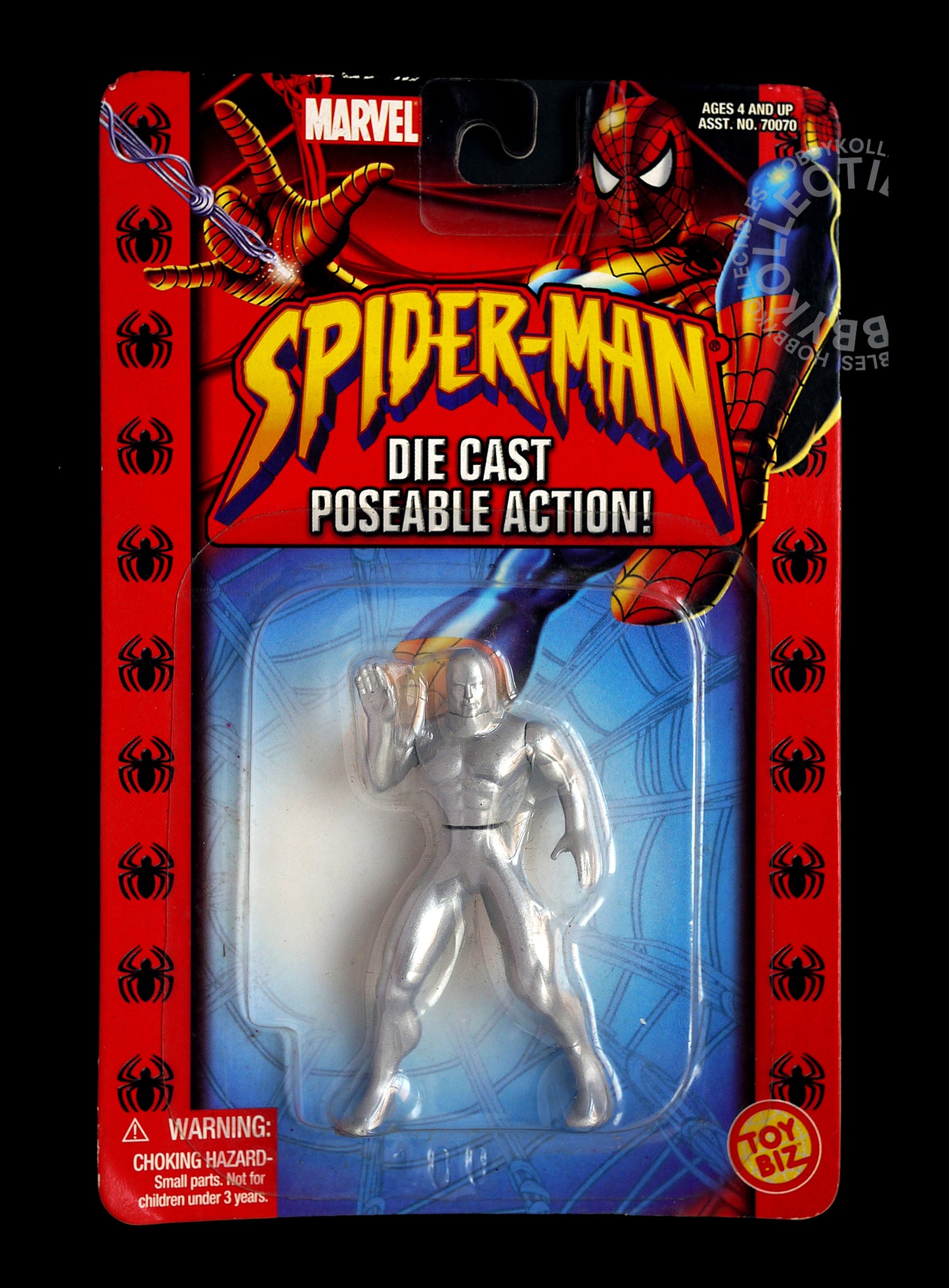 Lot of 5 Toy Biz Marvel Heros Spiderman DieCast Action Figures