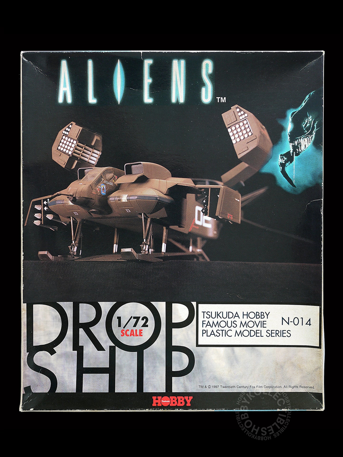 Tsukuda Hobby 1/72 Aliens Drop Ship Model kit Halcyon Rebox