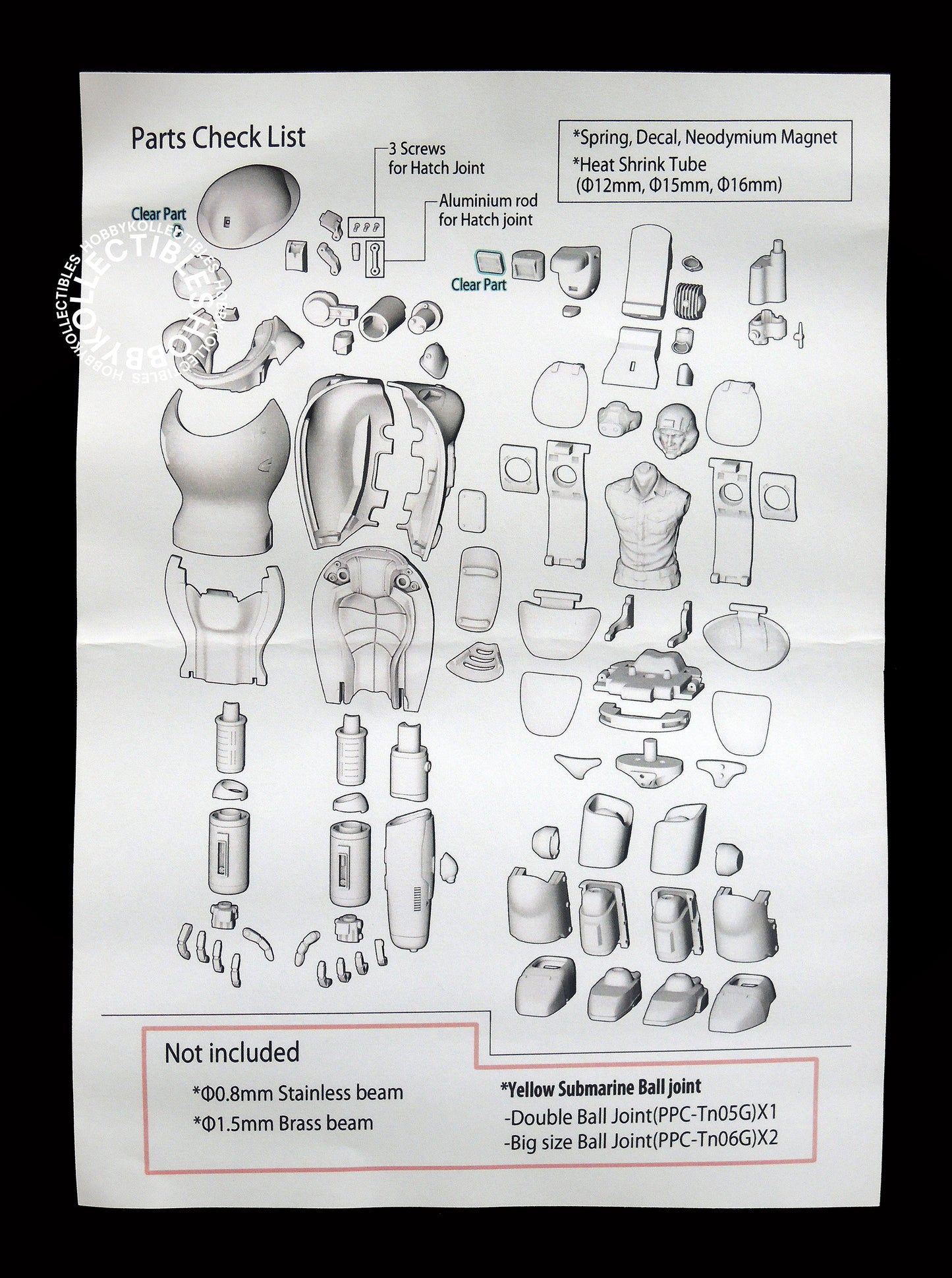 (SOLD) Ma.K SF3D WHP Worker's Holiday Project 1/12 SAFS Rapoon Full Resin Kit