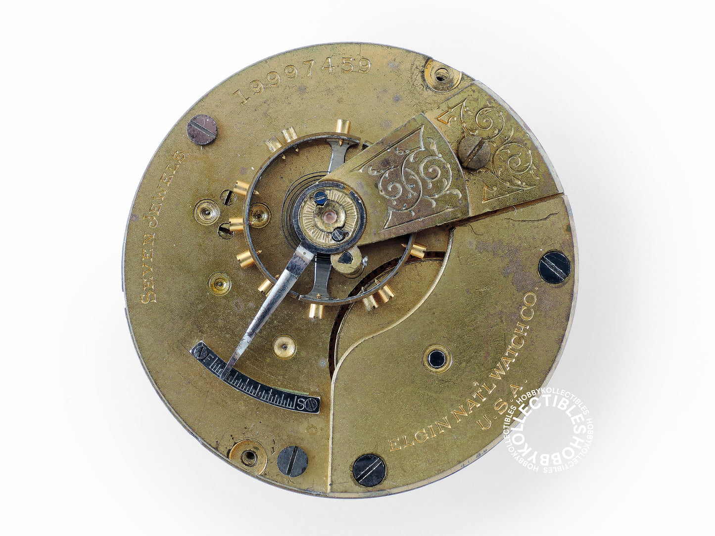 Lot of 2 Vintage American Nickel Pocket Watch Elgin Waltham