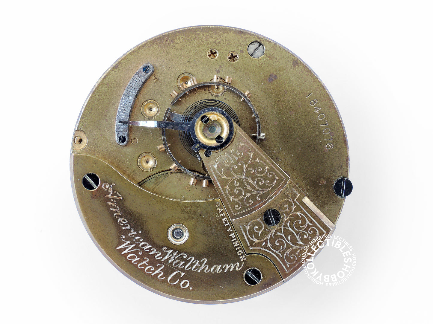 Lot of 2 Vintage American Nickel Pocket Watch Elgin Waltham