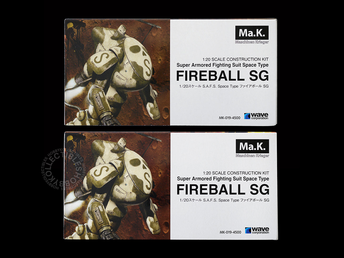 Ma.K Wave SF3D Mecha 1/20 SAFS Space Type Fireball SG Plastic Model Kit