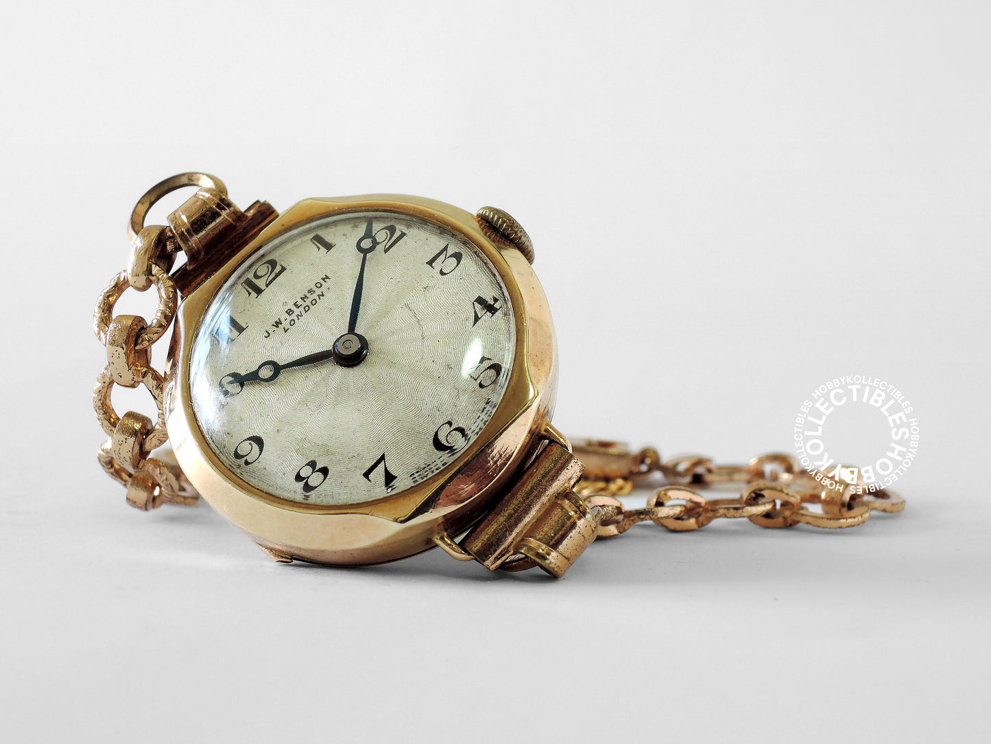 Swiss Vintage J.W. Benson 9K Gold Lever Ladies Wrist Watch