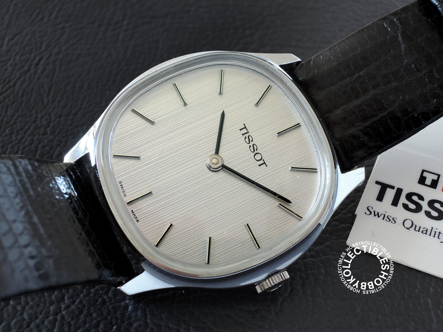 Swiss Tissot Vintage Chromium Plated Wristwatch New Old Stock