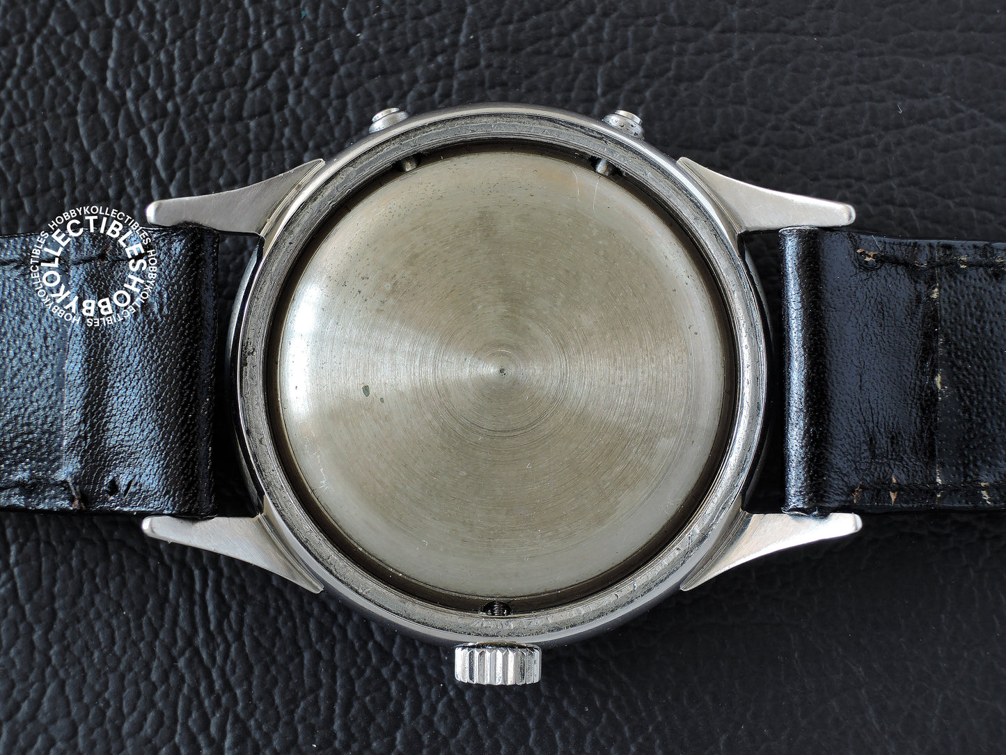 Swiss Vintage Eterna Stainless Steel Triple Calendar Wrist Watch