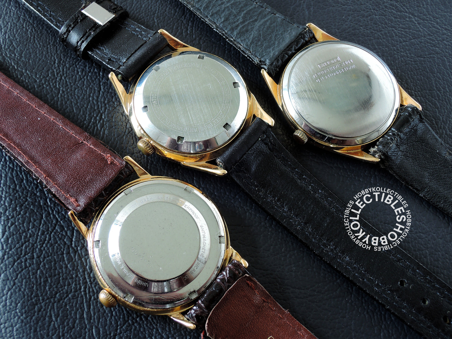 (SOLD in eBay) Lot(E) of 3 Vintage Wrist Watch Dugena-Matic Gendis Monarch NEED SERVICE