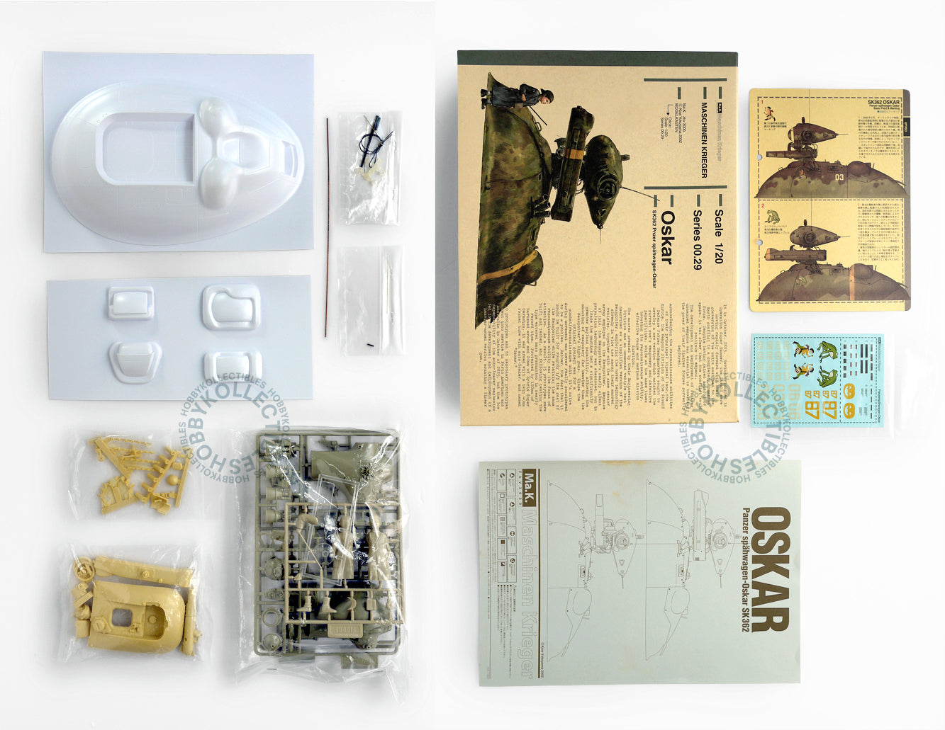 Ma.K Modelkasten Vintage 1/20 Oskar Sk362 Resin+Plastic Model Kit